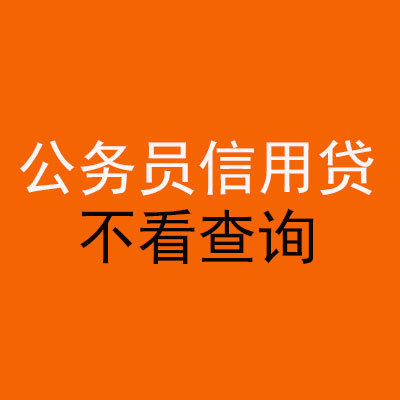 西夏公务员信用贷款